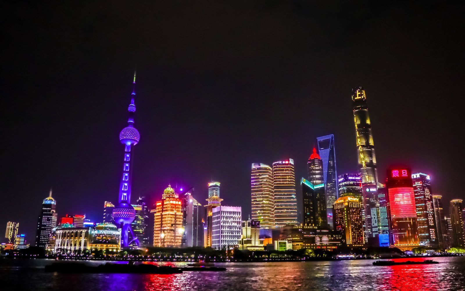 Shanghai à noite